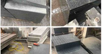 山西 芝麻黑地铺石材