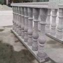 山西 芝麻白圆形光面花瓶柱，栏杆