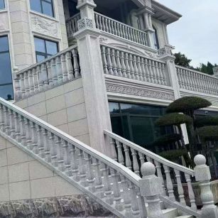 山西 芝麻白别墅，栏杆