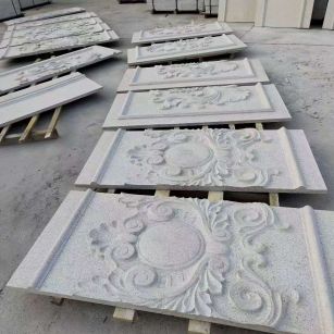 山西 芝麻白干挂雕花板