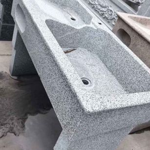 山西 花岗岩石材洗手池，洗衣池