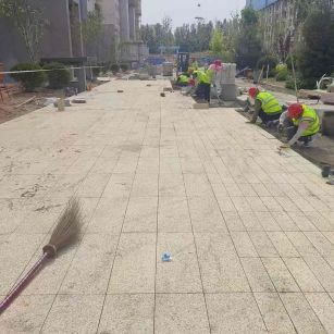 山西黄金麻荔枝面地铺案例