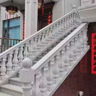 山西 天然石材 阳台庭院护栏、栏杆