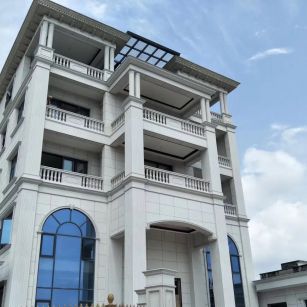 山西芝麻白别墅干挂效果展示