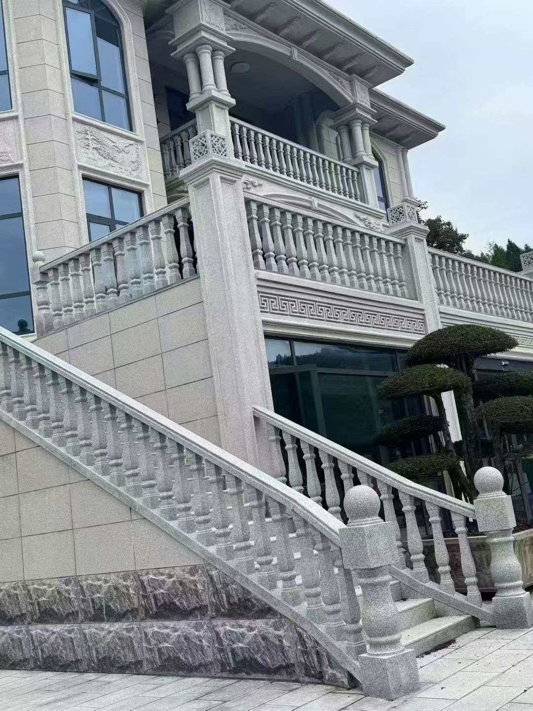 山西 芝麻白别墅，栏杆