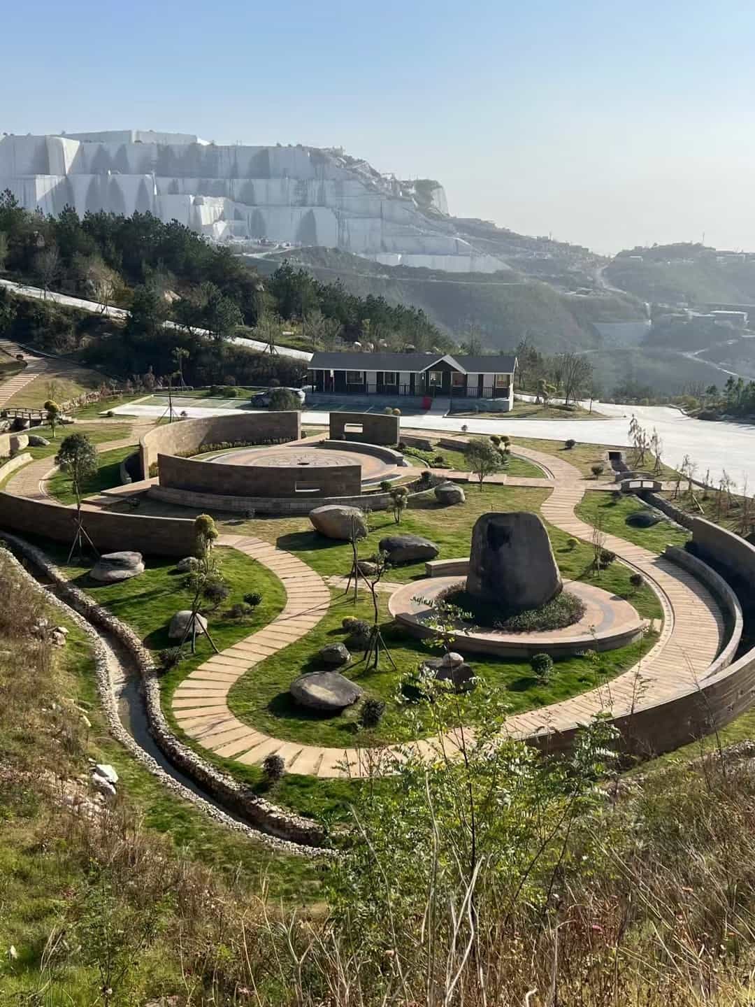 山西仿古石铺装整体效果