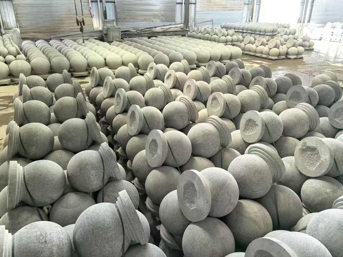 山西石材挡车球