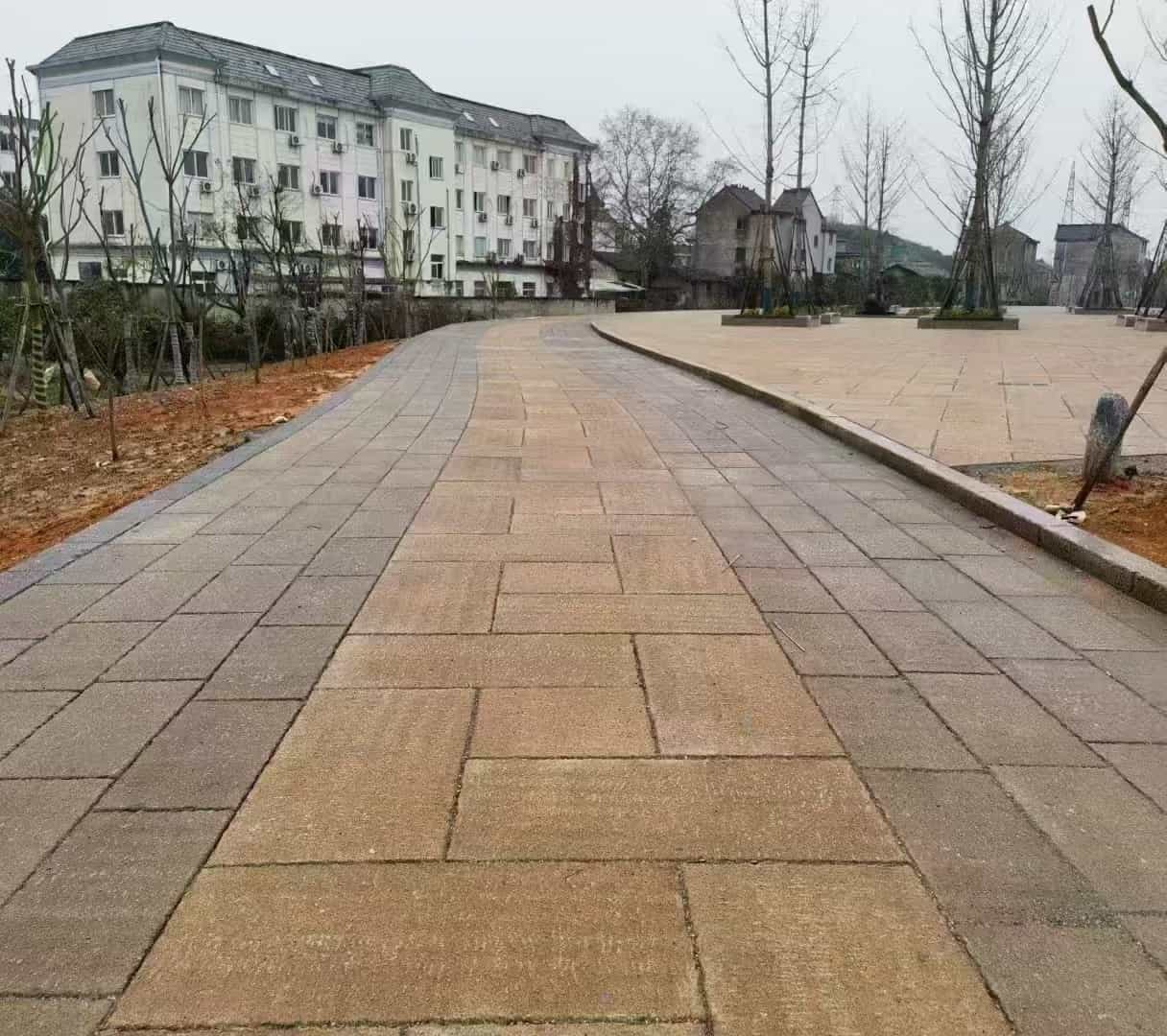 山西仿古石铺装效果