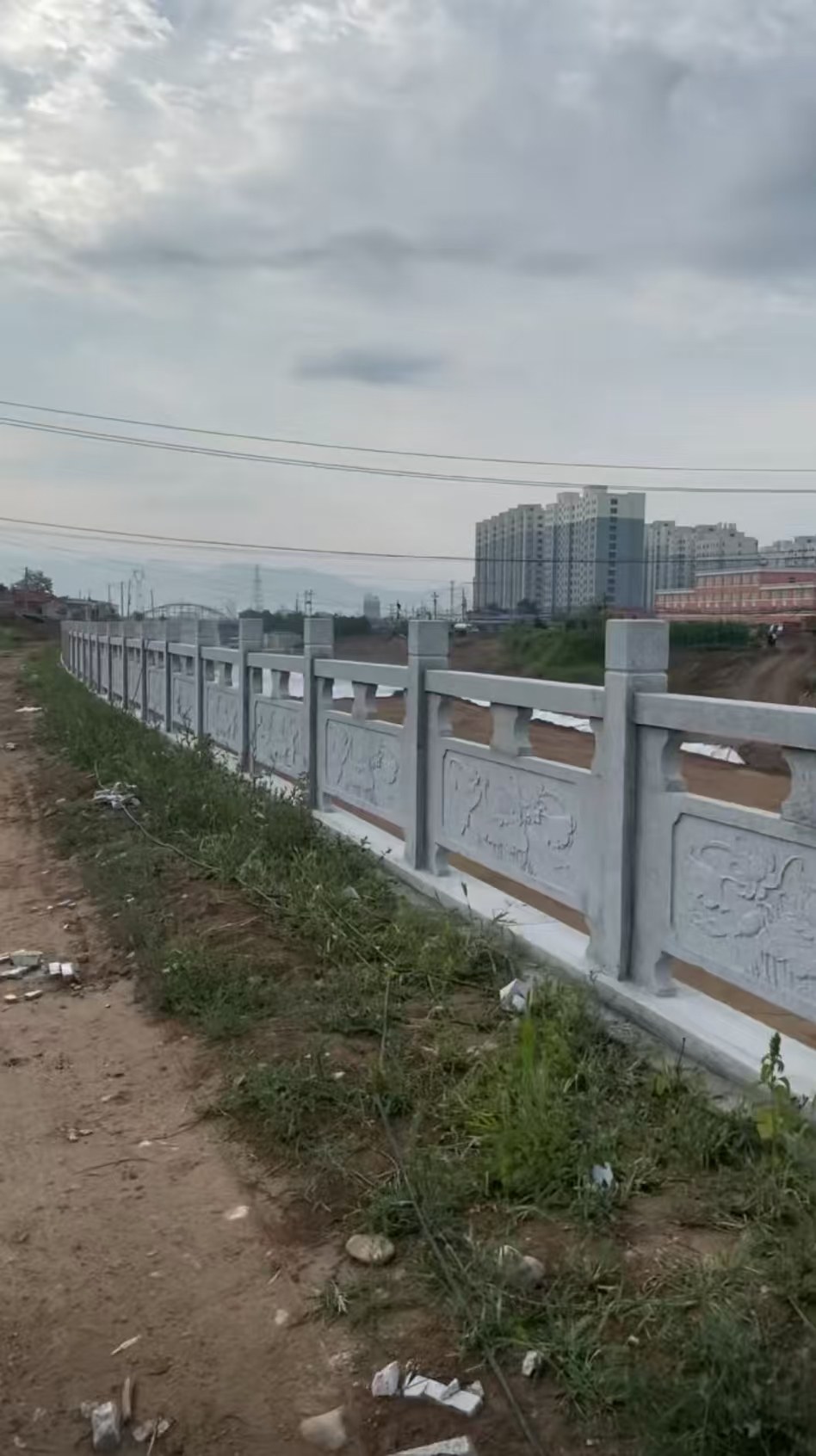 山西 石材河道栏杆
