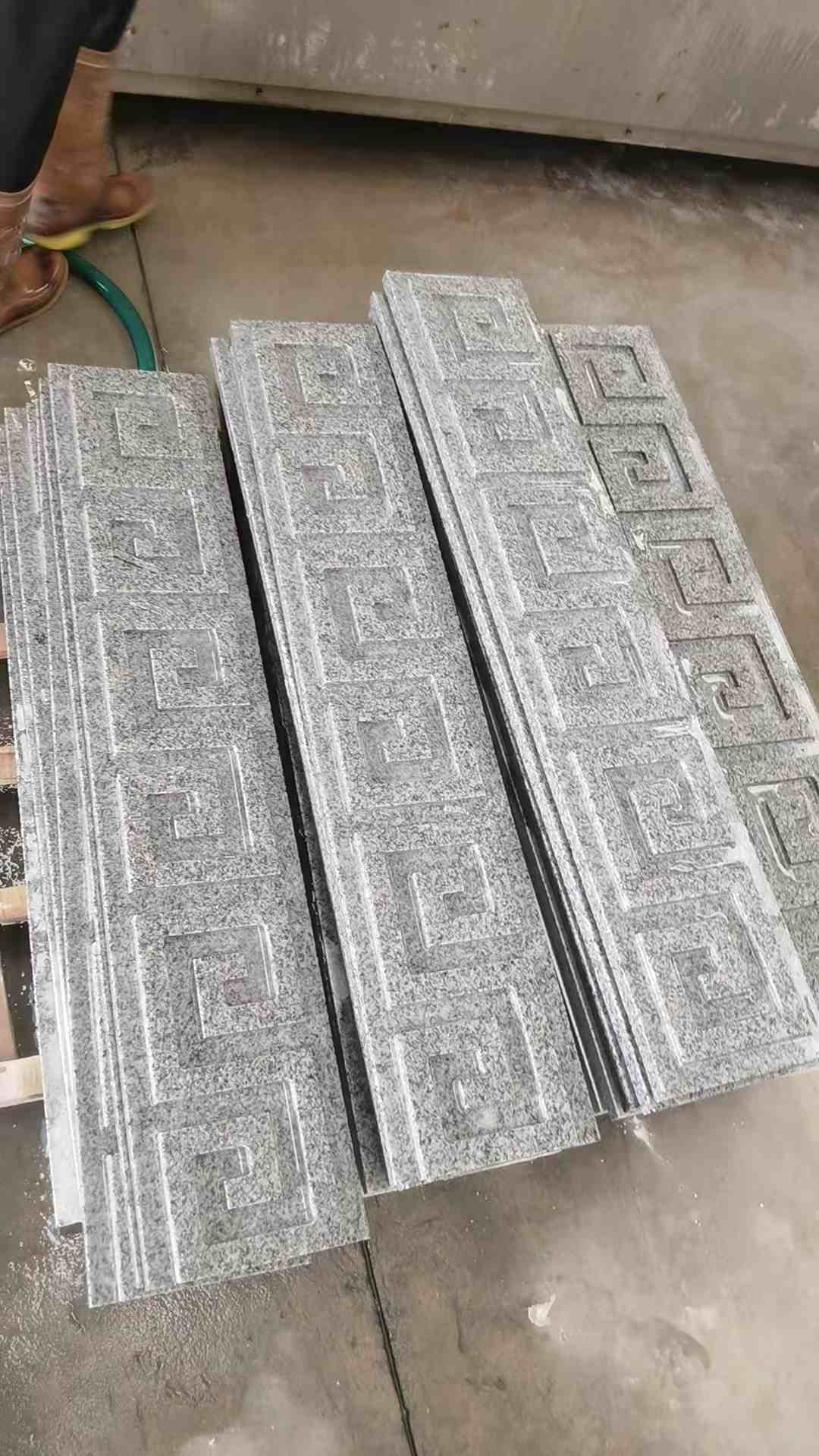 山西 别墅回纹线条，雕刻