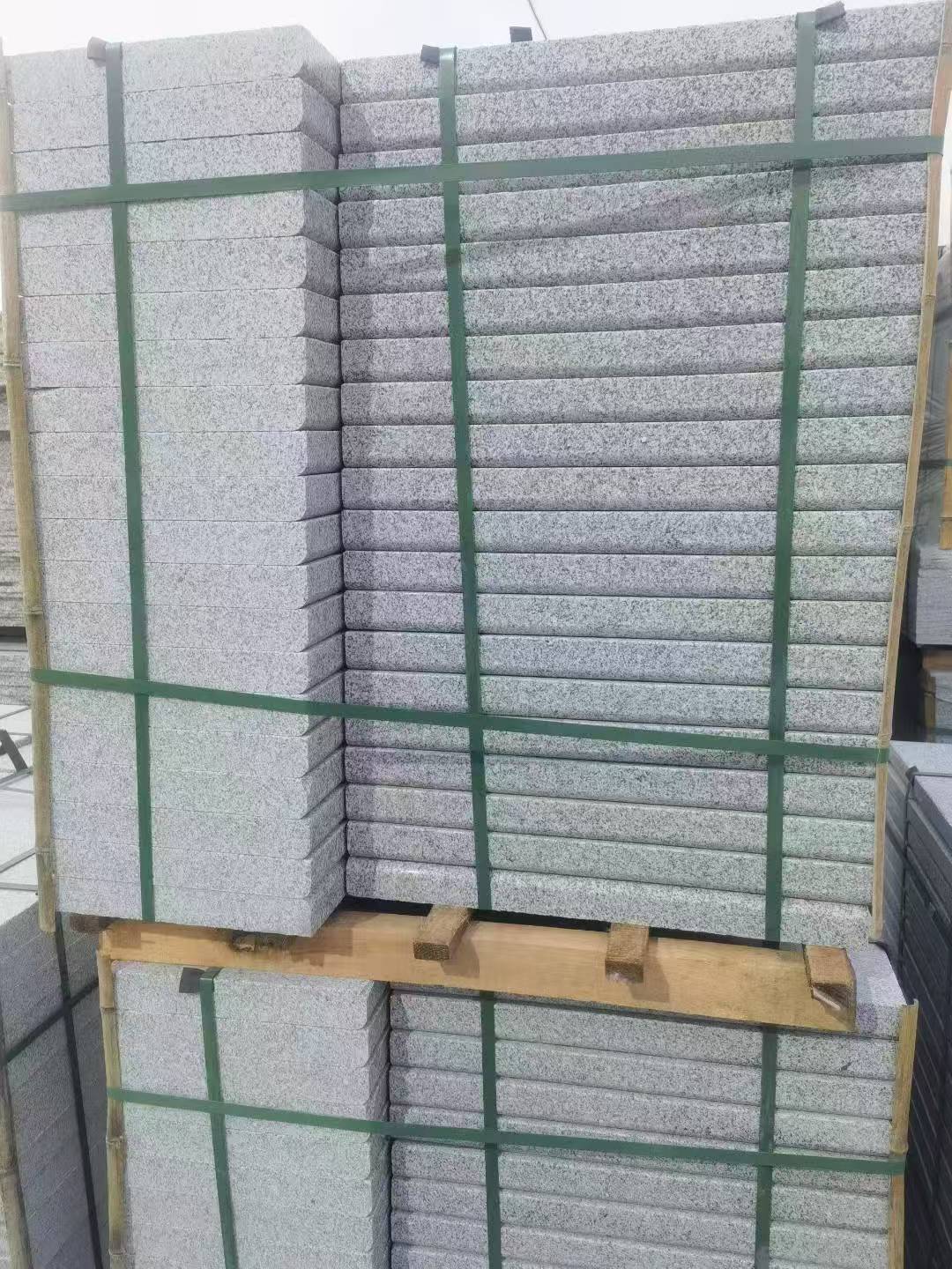 山西 5公分芝麻白，倒斜角，室外楼梯踏步