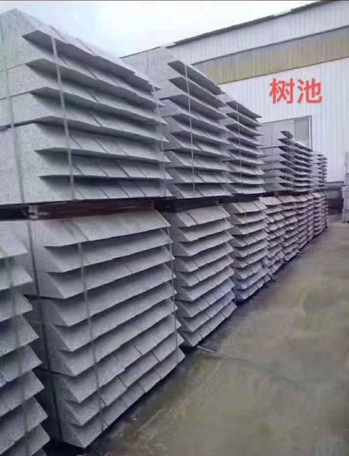 山西 芝麻灰切头树池